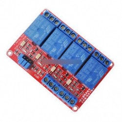 5V 4-csatornás relé modul Optocoupler magas alacsony szintű triggerrel Arduino-hoz