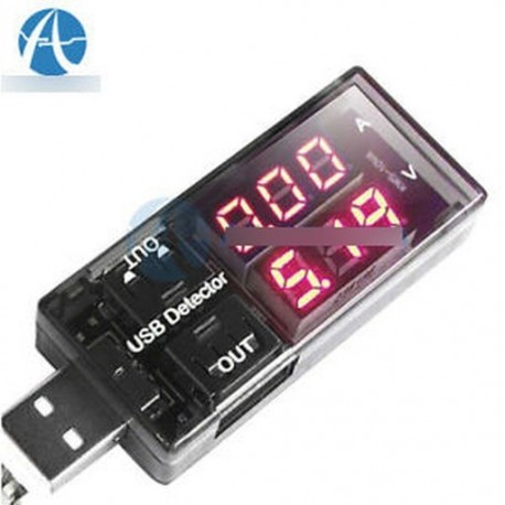 USB töltő doktor (piros és piros ... - USB töltő Tester Voltmérő Ammeter feszültségáram áramkapacitás érzékelő