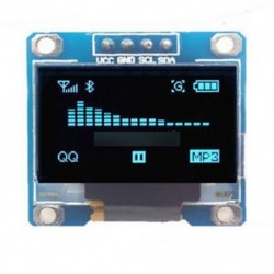 0,96 &quot I2C IIC kék - 0,96 "I2C IIC SPI soros 128X64 OLED LCD LED kijelző modul fehér kék sárga