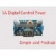 5A Digitális vezérlő tápegység DC-DC Léptetőmodul LED Voltmérő