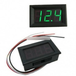 Zöld - 0,56 "DC4.5 / 4.7 / 5 ~ 30V LED digitális pontos mérő 3-vezetékes Voltmeter feszültség panel