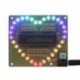 DIY Kit szív alakú LED színes könnyű víz elektronikus Suite készlet ajándék
