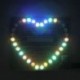 DIY Kit szív alakú LED színes könnyű víz elektronikus Suite készlet ajándék