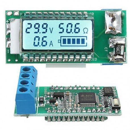 18650 26650 digitális lítium-ion akkumulátor mérő mérő feszültség / amper / ohm / kapacitás