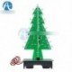 3D Xmas Tree Diy készletek Flash LED áramkör karácsonyi fák LED 7 színes fény