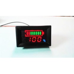 12V-os digitális LED-sav-ólom akkumulátorok jelző akkumulátor-kapacitásmérő Voltmérő