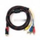 HDMI férfi és 5-RCA audió videó AV komponens kábel átalakító adapter HDTV