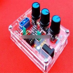 XR2206 Funkciógenerátor DIY készlet Sine háromszög négyzet kimenete 1HZ-1MHZ   tok