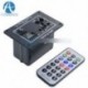 12V Mini Car Bass Power erősítő MP3 USB / SD kártyaolvasóval   távirányítóval