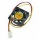 10Pcs 3 tűs 4 cm-es számítógépes processzor hűtőventilátor PC 4cm 40x40x10mm DC 12V
