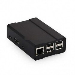 Prémium alumínium ötvözet fémdoboz Raspberry Pi 2 modellhez és RPi B   fekete
