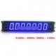 RF jelfrekvencia számláló 0.1-60MHz 20MHz ~ 2.4GHz Cymometer Tester Blue 8 LED
