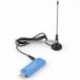USB 2.0 digitális DVB-T SDR   DAB   FM HDTV TV tuner vevőegység RTL2832U   R820T2 A