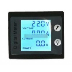100A AC 260V digitális LCD panel feszültségmérő teljesítményenergiája Ampermérő feszültségmérő