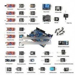 37 érzékelő   Mini USB UNO R3 A ... - 37 Érzékelő Mega 2560 R3 Shield 2.0 Mini USB UNO R3 ATmega328P CH340 tokkal