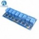 2 db 5V-os nyolc 8-csatornás relé modul optocsatolóval PIC AVR DSP ARM