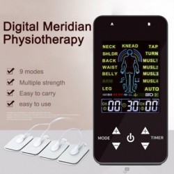 TENS EMS Unit Therapy 4 elektródapadok Fájdalomcsillapító impulzusmasszázs Izomstimuláció