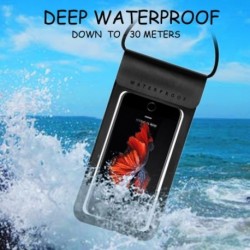 Vízálló mobiltelefon borító tartó kültéri úszás sodródó búvárkodó kötőfék vízálló táska
