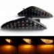 2 db LED-es oldaljelző irányjelző lámpa szekvenciális villogó lámpatest BMW X5 E70 X6 E71 E72 X3 F25 Amber típushoz
