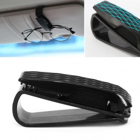 Hordozható autós szemüvegtartó tároló napvédő napszemüveg klip automatikus rögzítő