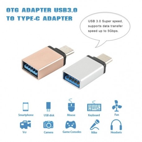 C3 típusú USB 3.0 C típusú OTG adapter C-típusú USB-C OTG átalakító Xiaomi Mi5 Mi6 Huawei Samsung egér billentyűzet