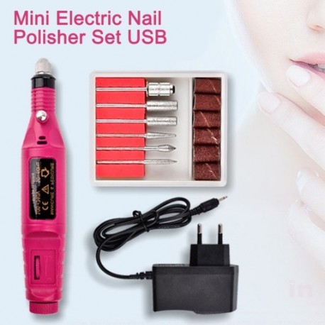 Elektromos körömreszelő és polírozó gép - Csiszolófejjel és Csiszológyűrűvel