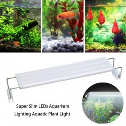 220v-os szuper vékony LED-ek Akvárium világítás Vízi növények könnyű meghosszabbítható klip a lámpa halak számára