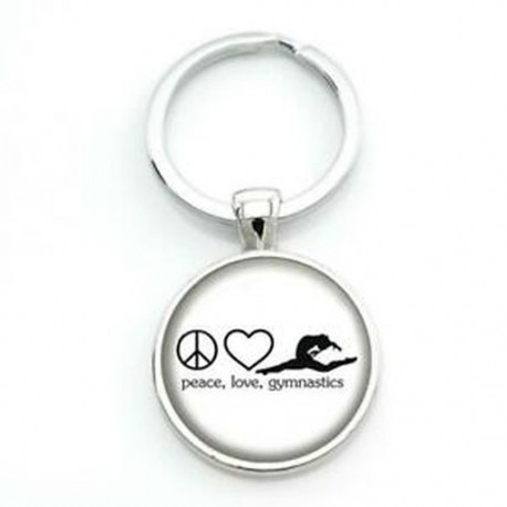 2017 divat Szeretem torna kulcstartó női férfiak ékszerek varázsa kulcstartó * 63