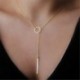 *34 - Divat nőknek varázsát ékszerek Crystal Choker nyilatkozat Vállpántos medál nyaklánc lánc