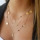 *34 - Divat nőknek varázsát ékszerek Crystal Choker nyilatkozat Vállpántos medál nyaklánc lánc