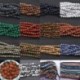 Clear Crystal - Természetes drágakő kerek kő laza gyöngyök tétel 4mm 6mm 8mm 10mm barkács ékszerek készítése