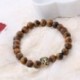 Tiger Eye Gold - Karkötő kézzel készített természetes drágakő gyöngyök kerek nyújtó gyógyító reiki 8mm