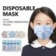 10db / csomag egyedi eldobható arcmaszk speciális 3 rétegű por vírus elleni szájmaszk