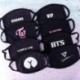 Fekete szájmaszk választható mintával - KPOP - BTS - WANNA ONE - SEVENTEEN