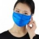 Zafír kék - Biztonságos női mosható selyem vékony arc száj MASZK lélegző ködgátló