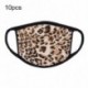 Kék álcázás - 10db álca leopárdmintás kültéri kerékpározás lélegző száj MASZK