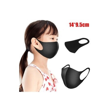 Nincs szín - merszelt pamut mosható ÚJRAFELHASZNÁLHATÓ kültéri száj MASZK