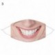 5. - Mosolygó arckifejezés  pamut arc száj MASZK Halloween Party Prop