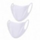 Fehér - ÚJRAFELHASZNÁLHATÓ NŐI FÉRFI MOSHATHATÓ arc száj MASZK  VÉDELEM
