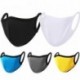 Fekete - ÚJRAFELHASZNÁLHATÓ NŐI FÉRFI MOSHATHATÓ arc száj MASZK  VÉDELEM