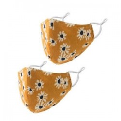 Felnőtt Marguerite Print Ginger ... - 2db Felnőtt gyerekek Print pamutszűrő behelyezésű száj MASZK