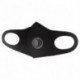 Fekete - ÚJRAFELHASZNÁLHATÓ biztonsági védőszűrő száj MASZK orrszűrő pamut