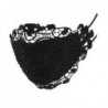 Fekete - Csipkés Porálló - Légáteresztő szájmaszk