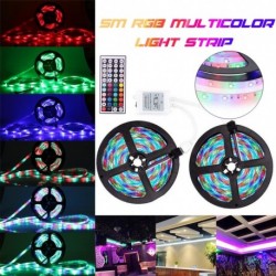10M RGB többszínű LED szalag fényszalag 44 gombos IR távirányító 3528 SMD otthoni party dekorációhoz