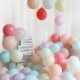 10db Macarons cukorka pasztell latex lufi születésnapi party léggömb esküvői baba zuhany party dekoráció