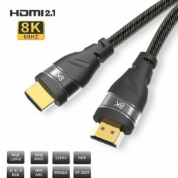 2.1 HDMI kábel 4K 120HZ hdmi Nagysebességű 8K 60HZ UHD HDR 48Gbps kábel HDMI video átalakító PS4 HDTV projektorokhoz