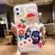 Cartoon Bear telefon tok Apple iphone 6 7 8 iphone Xr X 11 11Pro 11Pro Max puha TPU hátlap aranyos szép tok