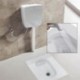 WC kézi bidé permetező készlet Fürdőszoba bidé permetező ezüst vízsugaras WC csaptelep spray a fürdőszobai