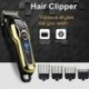 USB újratölthető hajvágó elektromos trimmer akkus borotva 0mm férfi fodrász hajvágó gép