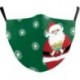 * 53 - Karácsonyi mosható arcmaszk fél arc száj Mark HipHop Cospaly Party egy méretben